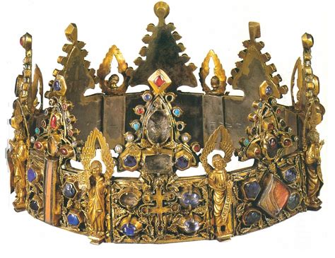 medieval crown jewels.